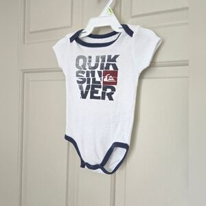 3/$15 Quicksilver short sleeve onesie size 0-3 m